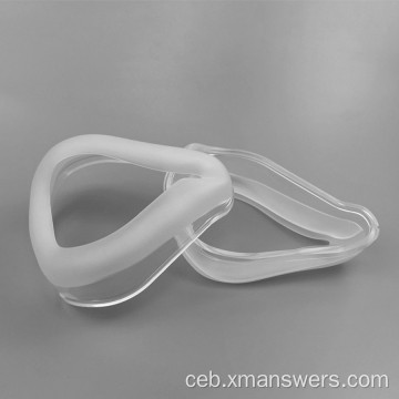 Custom nga Rubber Plastic CPAP Masks para sa mga Side Sleepers